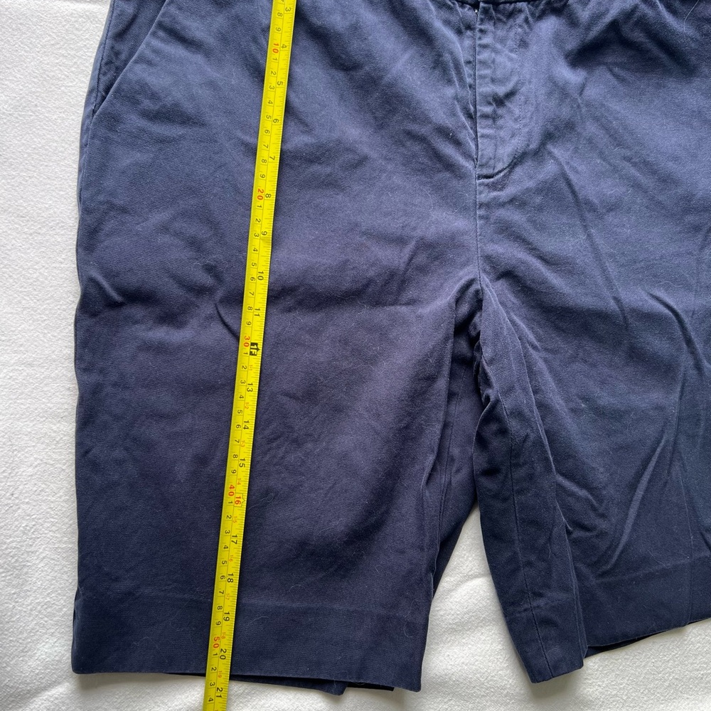 Ralph Lauren navy shorts size 14 petite - Picture 2 of 5